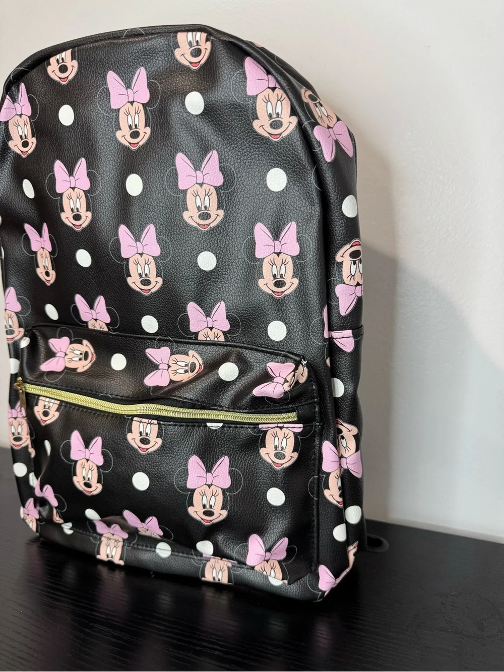 Disney Kids Minnie Mouse 16” Backpack - Black NWT